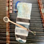 Cool Blue Striped Hammer Bag