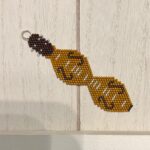 Beaded Mountain Dulcimer Ornament