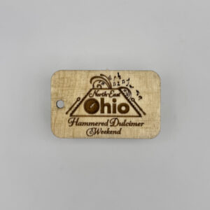 Wooden Luggage Tag with NEO Logo